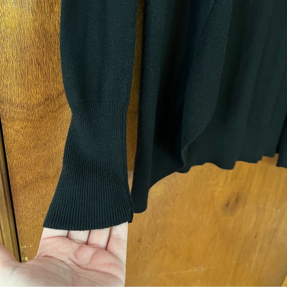 Merona Black Drapey Women’s Cardigan Size Small - Picture 8 of 12